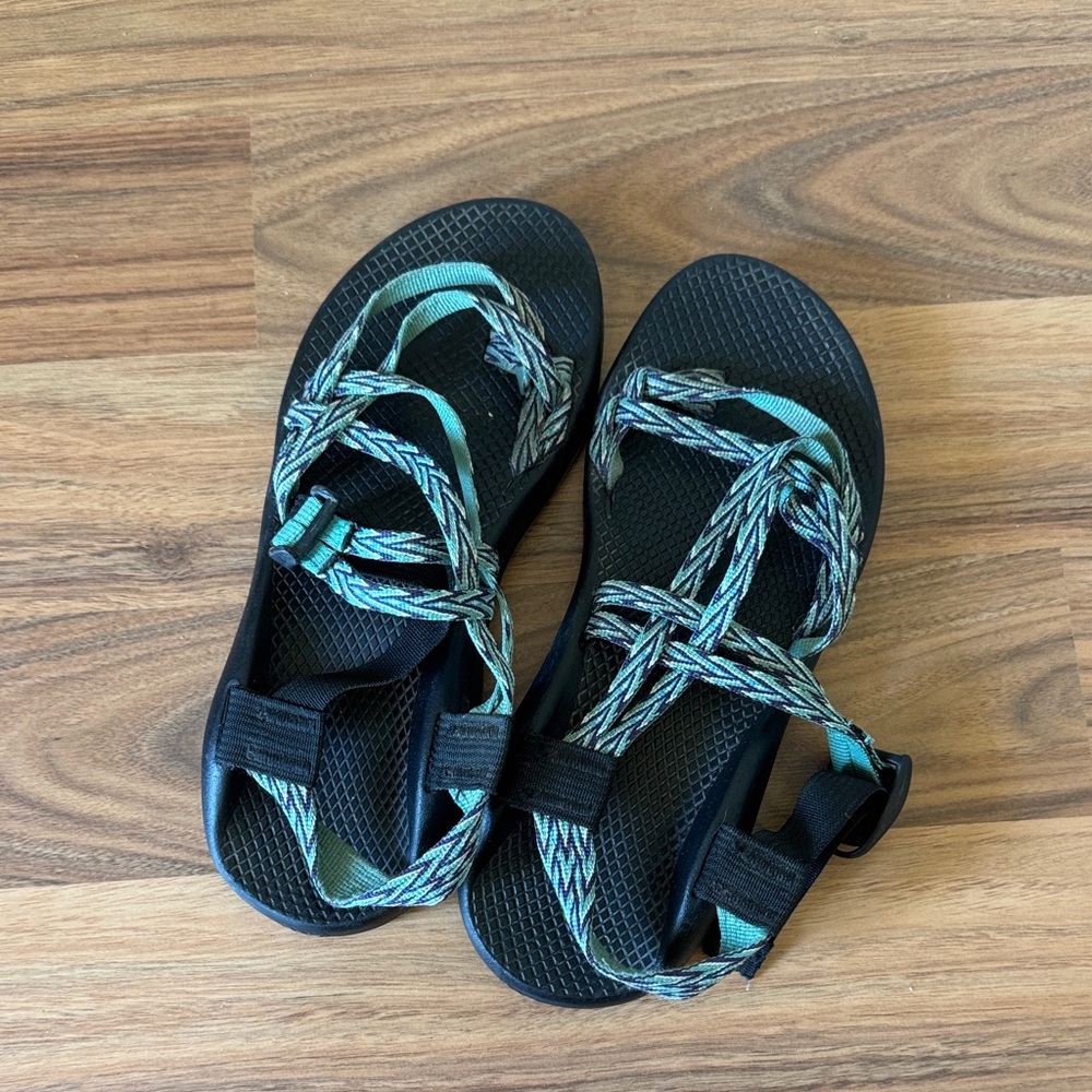 Women’s Teal Double Strap Chacos